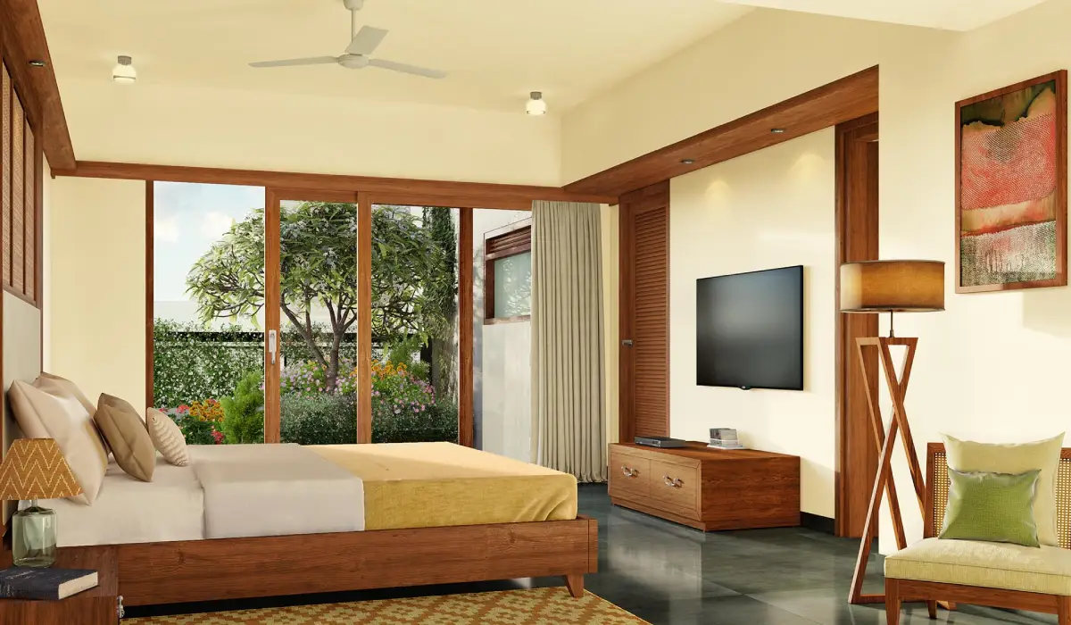 Master Bedroom with customised Interiors